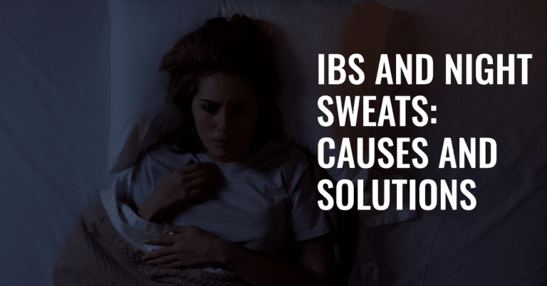 A featured image for an article about ibs and night sweats