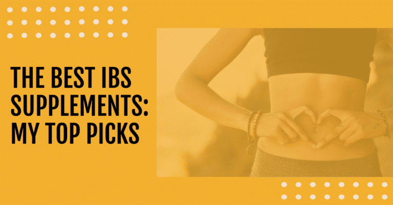 A featured image for an article all about the best ibs supplements