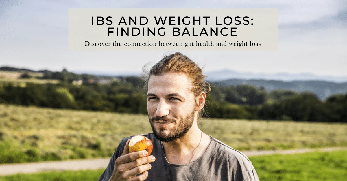 A featured image for an article talking all about ibs and weight loss