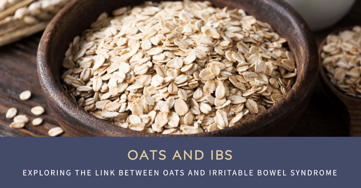 a featured image for an article all about oats and IBS