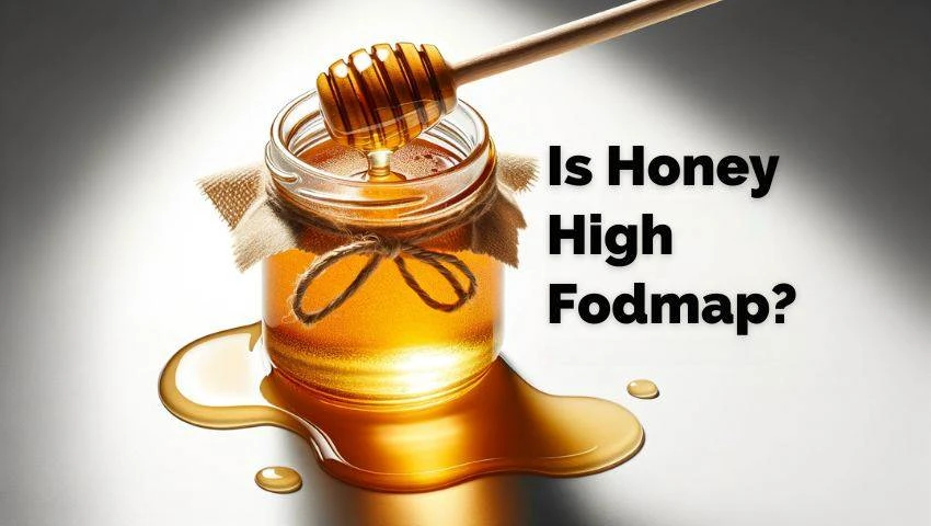 A featured image for an article all about is honey high FODMAP