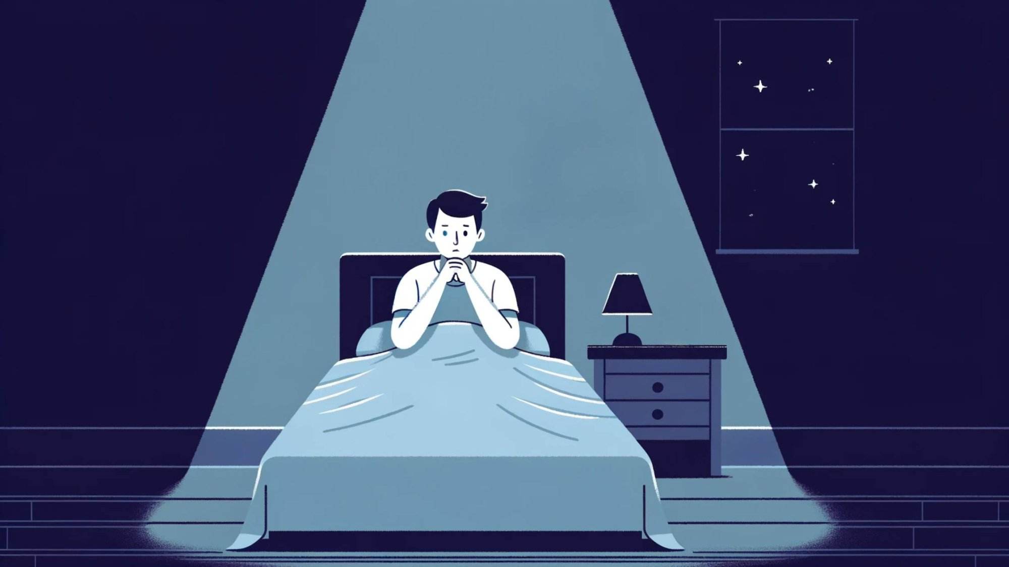 A featured image for an article all about can gluten keep you awake at night